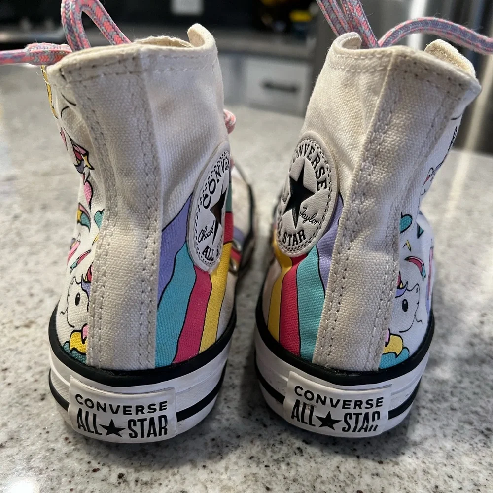 Unicorn Rainbow Converse Size 13